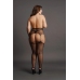 Suspender Rhinestone Pantyhose - Plus Size