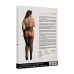 Suspender Rhinestone Pantyhose - Plus Size