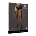 Suspender Rhinestone Pantyhose - Plus Size