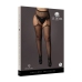 Suspender Rhinestone Pantyhose - Plus Size