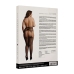 Suspender Rhinestone Pantyhose - Plus Size