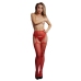 Suspender Rhinestone Pantyhose - One Size