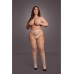 Shredded Suspender Pantyhose - Queen Size