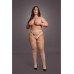 Shredded Suspender Pantyhose - Queen Size