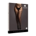 Shredded Suspender Pantyhose - Plus Size