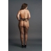 Shredded Suspender Pantyhose - Plus Size