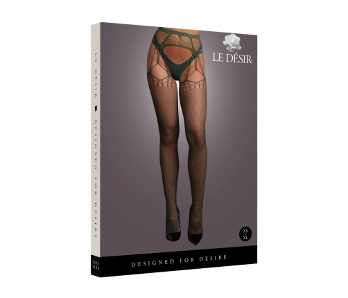 Shredded Suspender Pantyhose - One Size