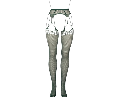 Shredded Suspender Pantyhose - Queen Size