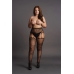 Crotchless Cut-Out Pantyhose - Plus Size