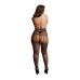 Crotchless Cut-Out Pantyhose - Plus Size