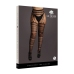 Suspender Striped Pantyhose - Plus Size