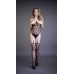 Strapless, Crotchless Teddy with Stockings - One Size