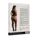 Lace Suspender Bodystocking with Round Neck - Plus Size