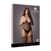 Strappy Suspender Bodystocking - Plus Size