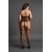 Strappy Suspender Bodystocking - Plus Size