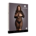 Long Sleeve Fishnet Dress - Plus Size