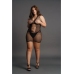 Peek-A-Boo Fishnet Dress - Plus Size