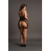 Peek-A-Boo Fishnet Dress - Plus Size