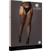Fishnet and Lace Garterbelt Stockings - Plus Size