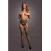 Fishnet and Lace Garterbelt Stockings - One Size
