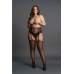 High-Waist Garterbelt Stockings - Plus Size