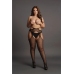 Suspender Pantyhose with Strappy Waist - Plus Size
