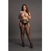 Suspender Pantyhose with Strappy Waist - Plus Size