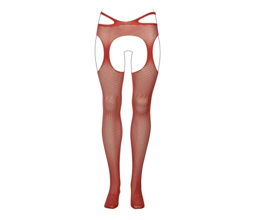 Suspender Pantyhose with Strappy Waist - Queen Size