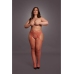 Suspender Pantyhose with Strappy Waist - Queen Size