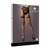 Striped, Fishnet Garterbelt - One Size
