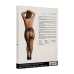 Striped, Fishnet Garterbelt - Plus Size