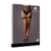 Striped, Fishnet Garterbelt - Plus Size