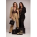 Bodystocking with Off-Shoulder Long Sleeves - OSX - Black