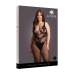 Bodystocking with Accentuated Lines - OSX - Black