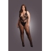 Bodystocking with Accentuated Lines - OSX - Black