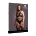 Two Piece with Halter Turtleneck and Pantie with Attached Stockings - OSX - Black
