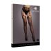 Pantie with Attached Stockings - OS - Black