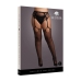 Pantie with Attached Stockings - OSX - Black