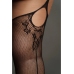 Pantie with Attached Stockings - OSX - Black