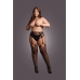 Pantie with Attached Stockings - OSX - Black