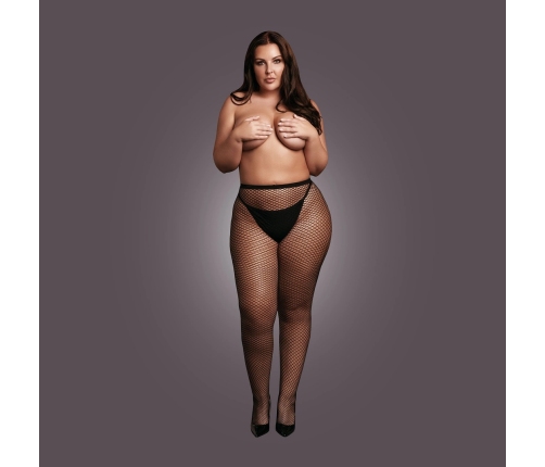 Panty with Small Fishnet Structure - OSX - Black