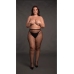 Panty with Small Fishnet Structure - OSX - Black