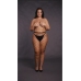 Panty with Big Fishnet Structure - OSX - Black