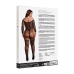 Leg Avenue Plus Size Bodystocking Black/Gold Glitter Off-Shoulder XL-4XL