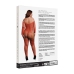 Penthouse Shimmering Bodystocking Plus Size Red-Gold Glitter Off-Shoulder