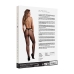 Leg Avenue Shimmering Cut-Out Tights Black/Gold Glitter One Size