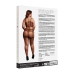 Obsessive 2-Piece Plus Size Set Open-Cup Bra & Lace-Up Panty Black XL-4XL