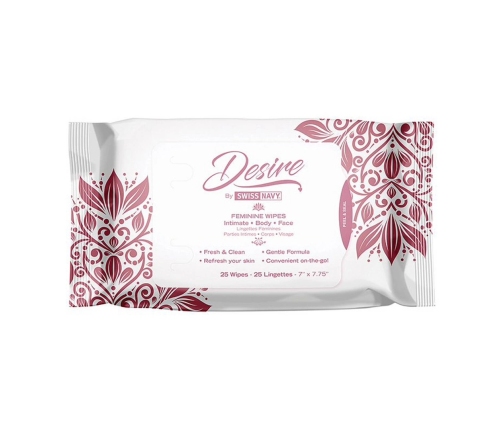 Clean Stream Gentle Intimate Hygiene Wipes 25 pcs - Sensitive Care Formula