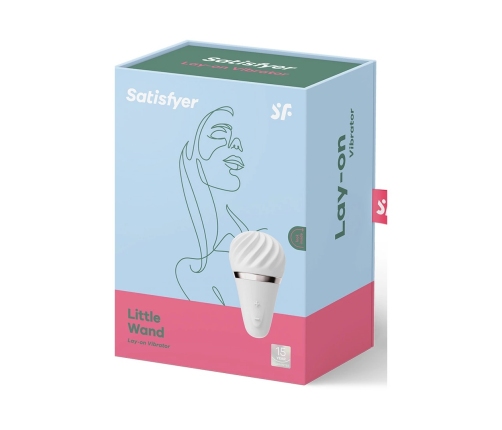 Satisfyer Little Wand Compact Lay-On Massager with Ergonomic Handle Pink