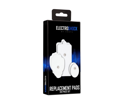 Shots ElectroShock Replacement Shock Pads 6pcs - Multi-Shaped Set